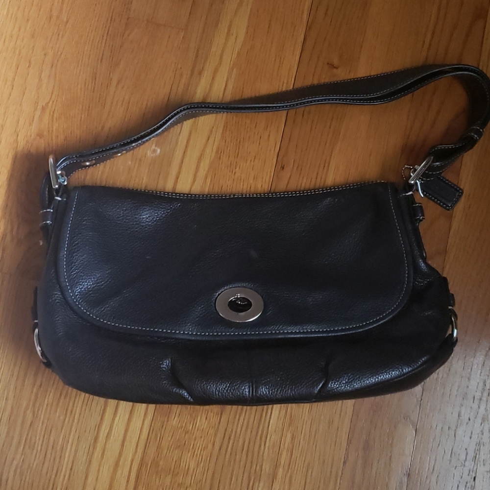 Black coach purse